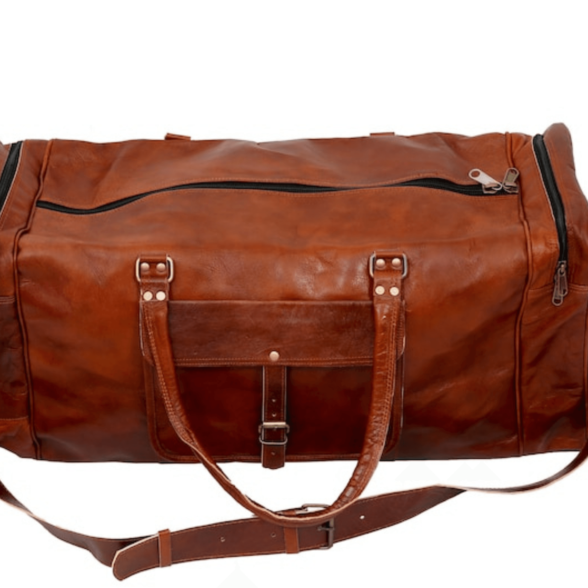 Indian Artisanal Voyager Duffle - Leather Shop Factory
