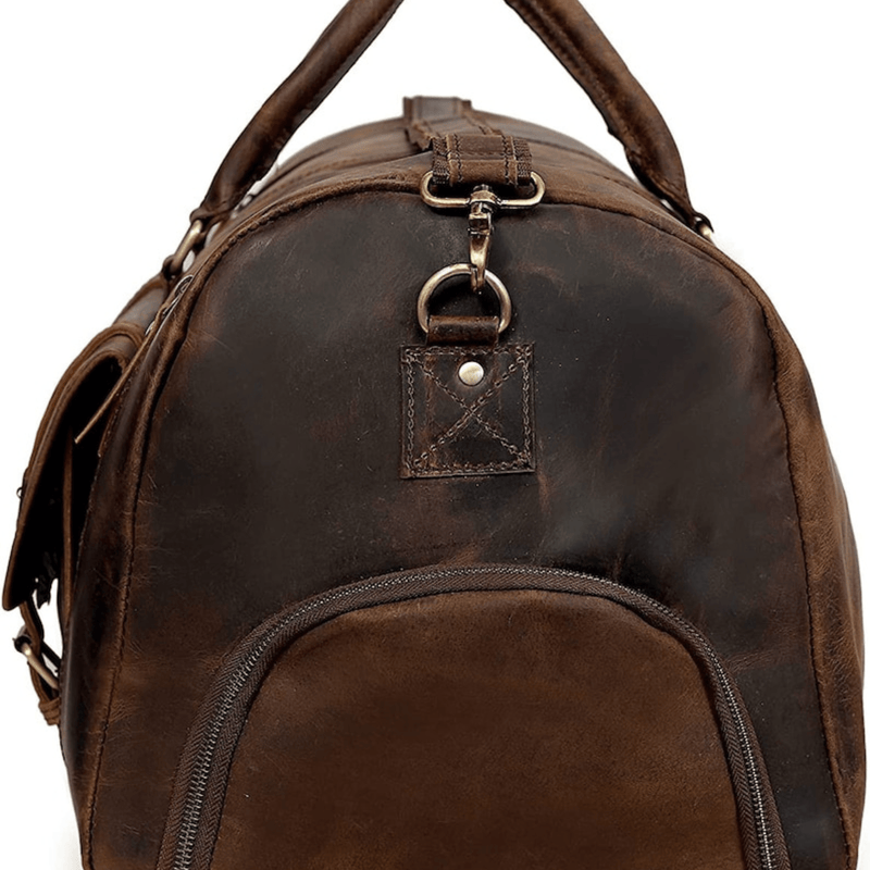 Indian Artisanal Voyager Duffel - Leather Shop Factory