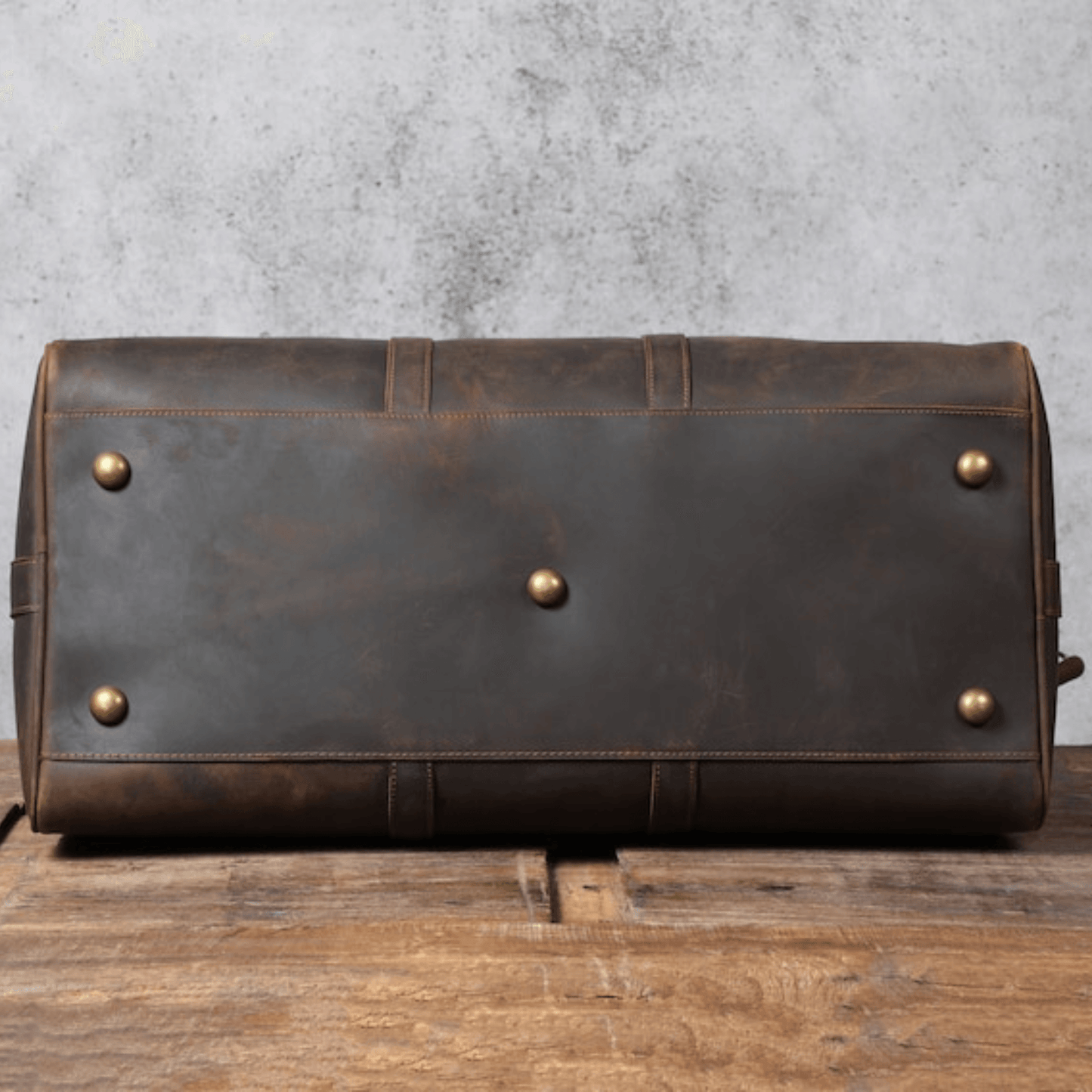 Large Leather Duffel Bag - Leather Shop Factory