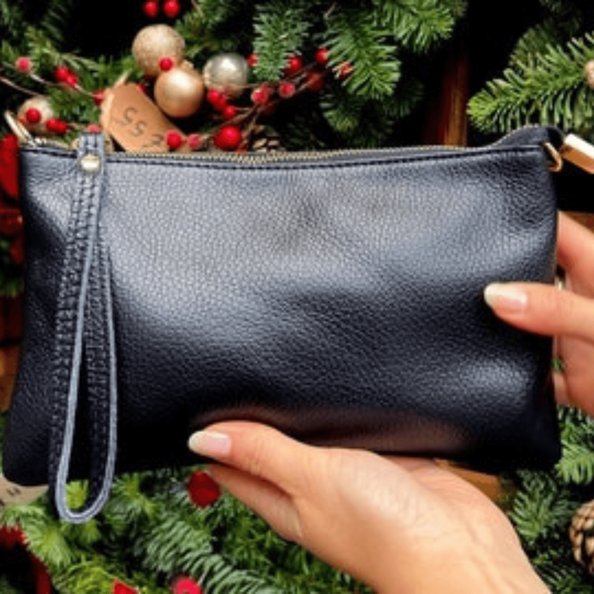 Versatile Elegance Mini Clutch - Leather Shop Factory