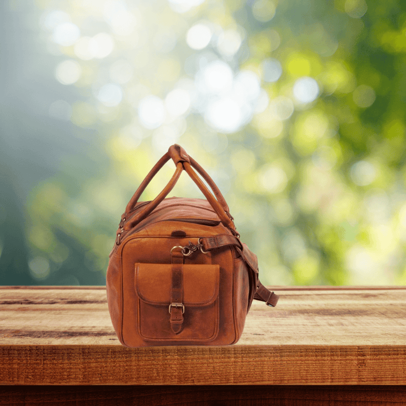 Indian Heritage Traveler's Duffle - Leather Shop Factory