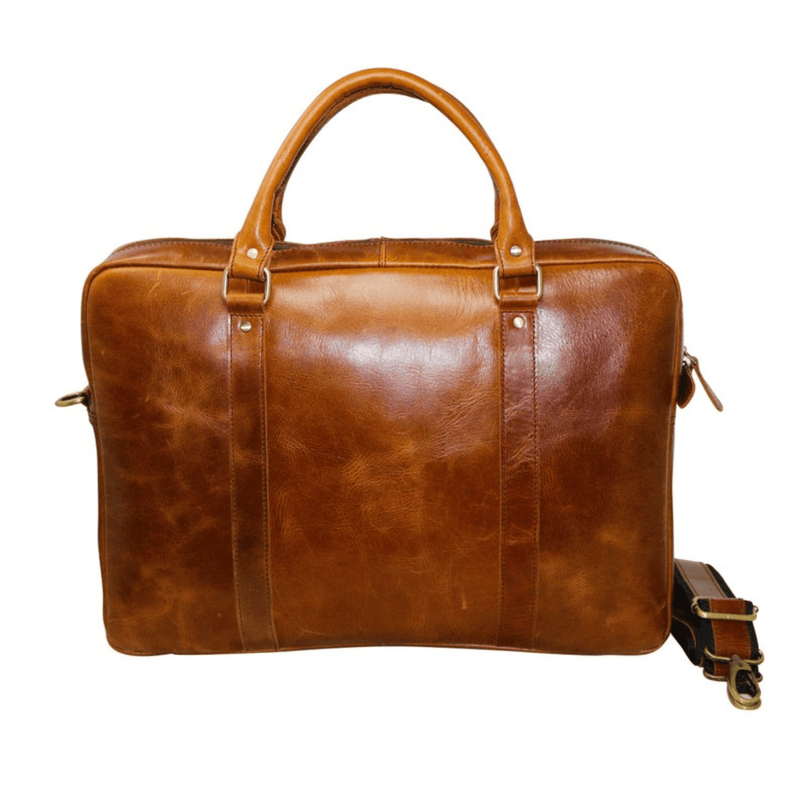 Executive Indian Leather Briefcase - Leather Shop Factory