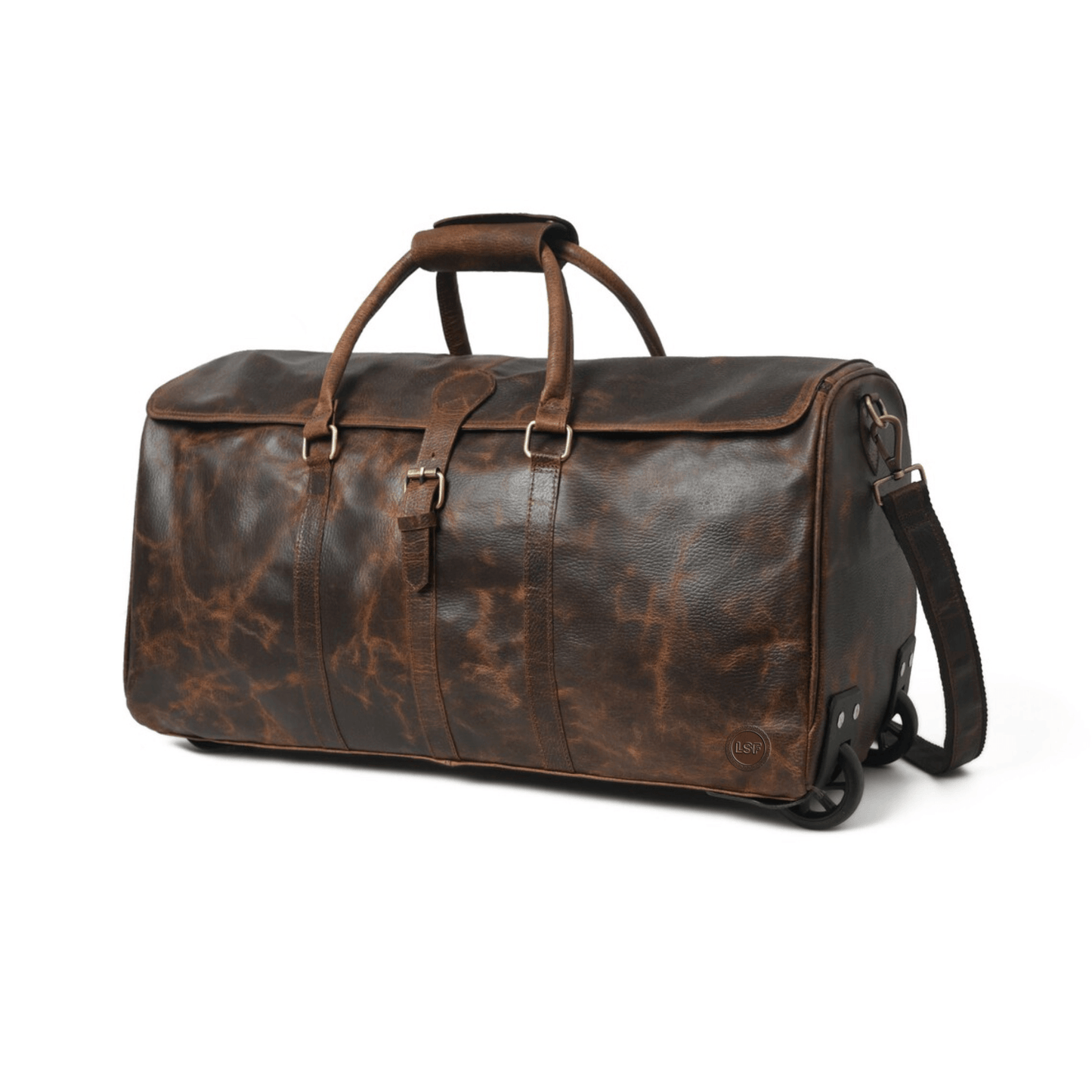 leather travel bag for men