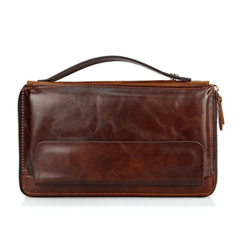 Clutch Bag Vintage Leather Purse - Leather Shop Factory