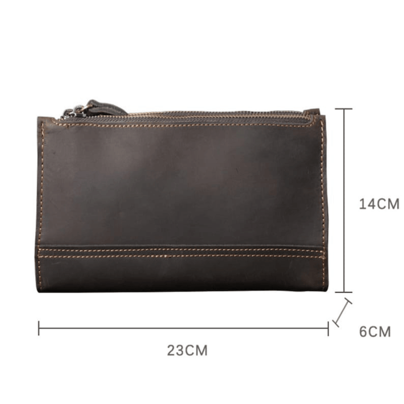 Leather phone clutch stylish - Leather Shop Factory