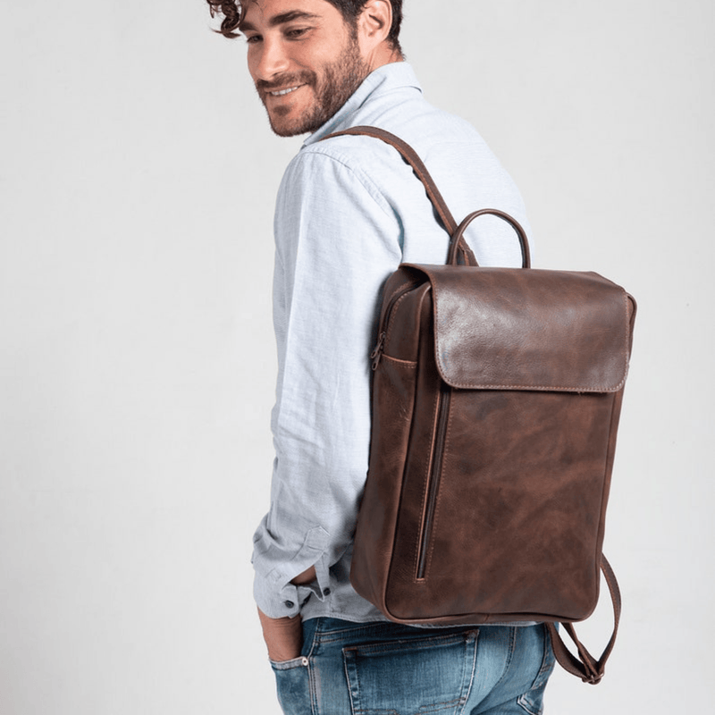Leather Shop Factory's Urban Voyager Backpack - Leather Shop Factory