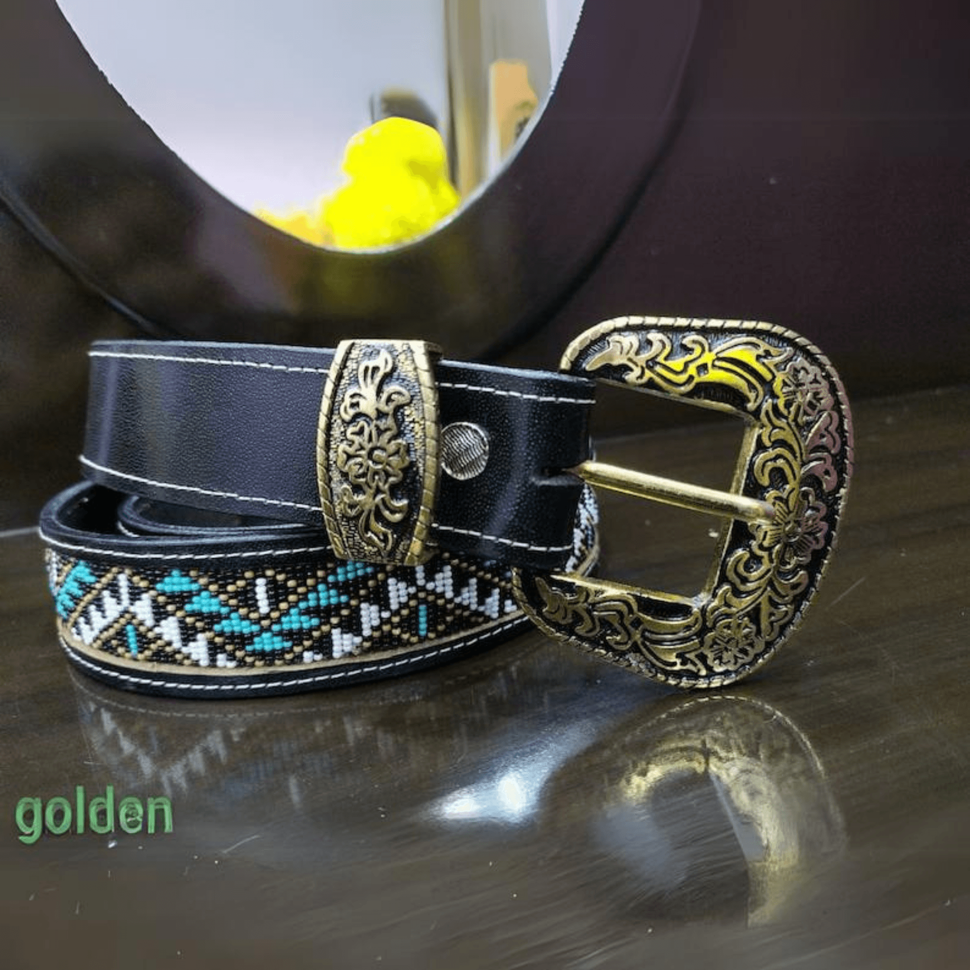 Casual Men's Leather Belt - Leather Shop Factory