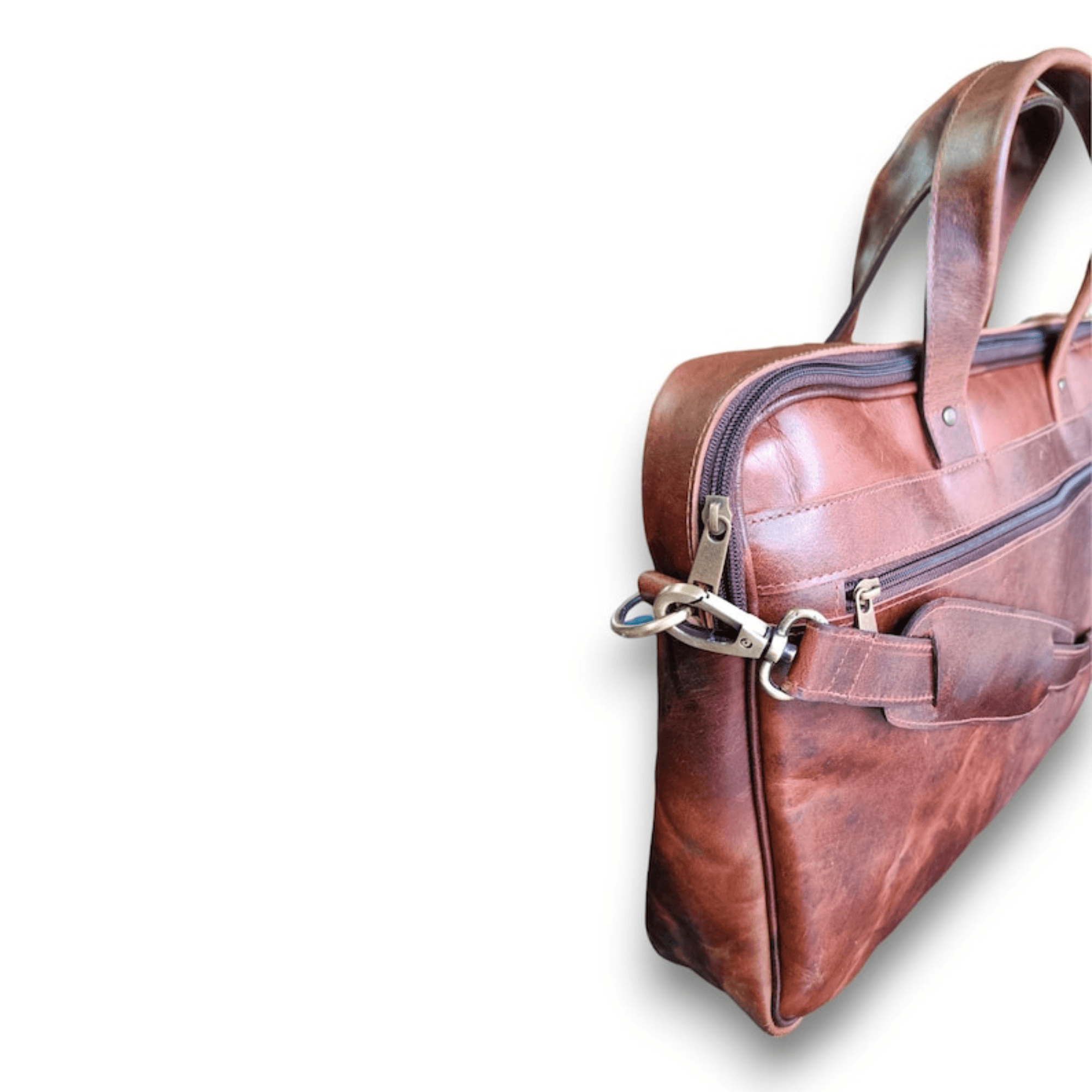 Leather computer bag - Leather Shop Factory