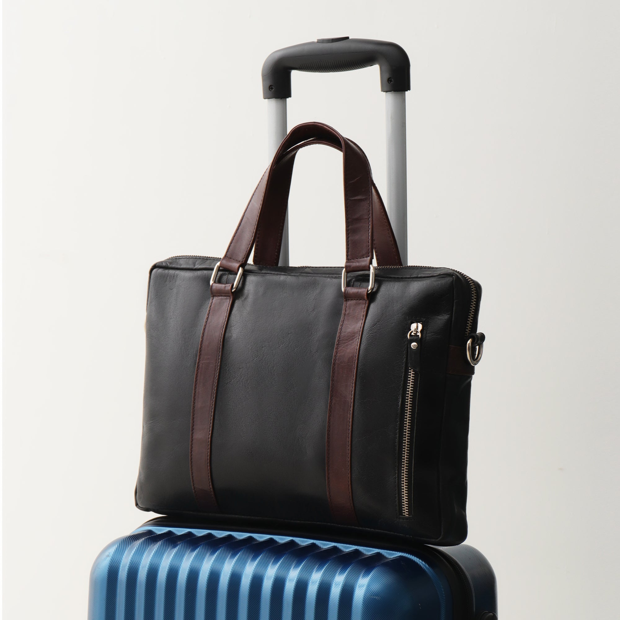 The Metropolitan Dual-Tone Laptop Briefcase