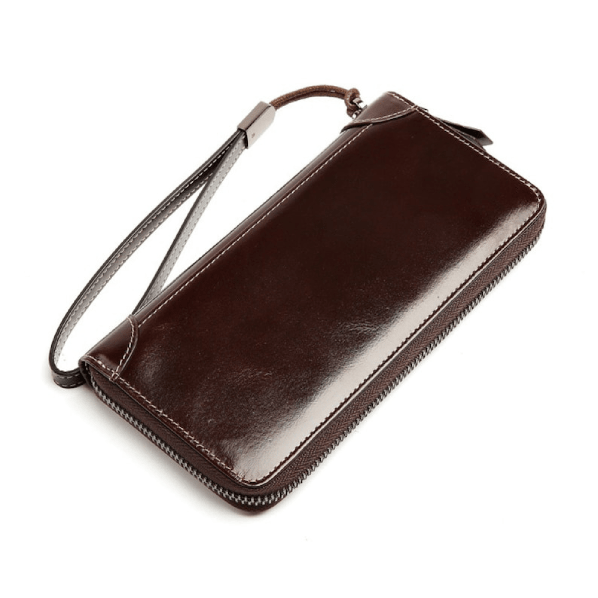 Men Leather Clutch Purse Bag - Leather Shop Factory