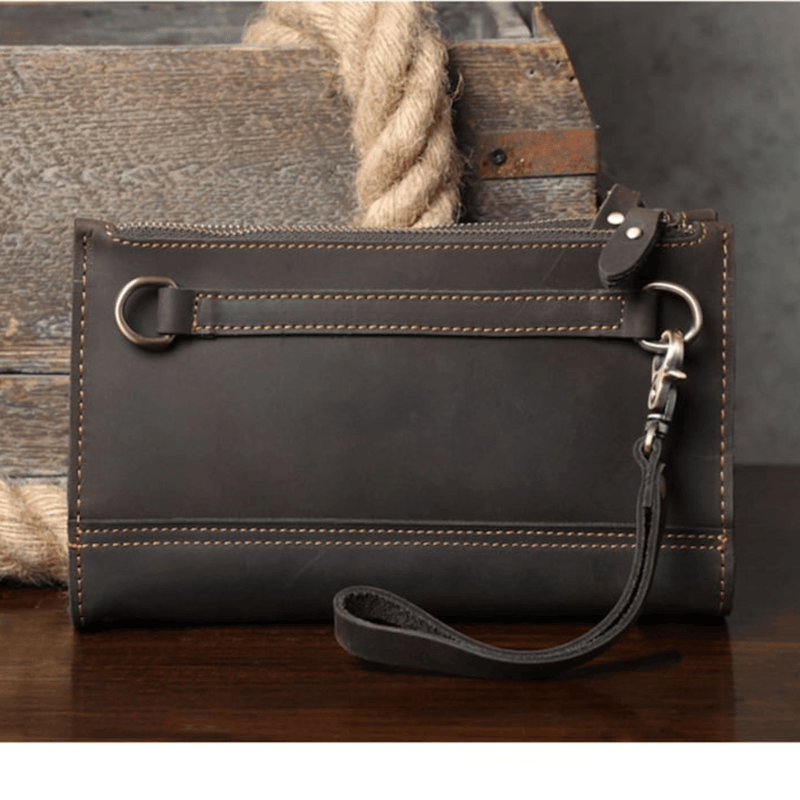 Leather phone clutch stylish - Leather Shop Factory