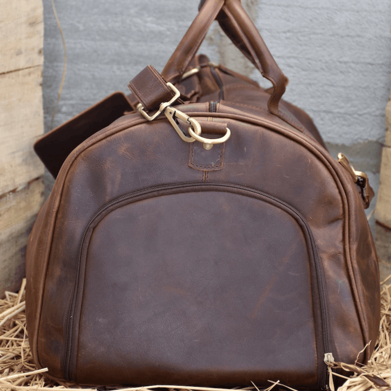 Elysian Voyager: The Ultimate Weekender Bag - Leather Shop Factory