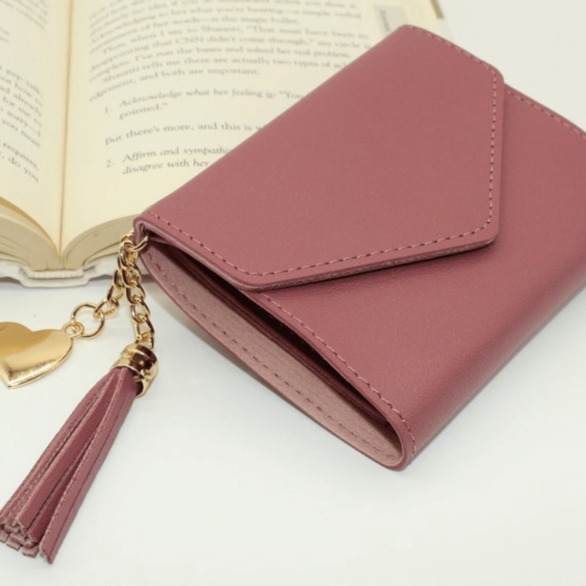 Heart Tag with PU Leather Tassel - Leather Shop Factory