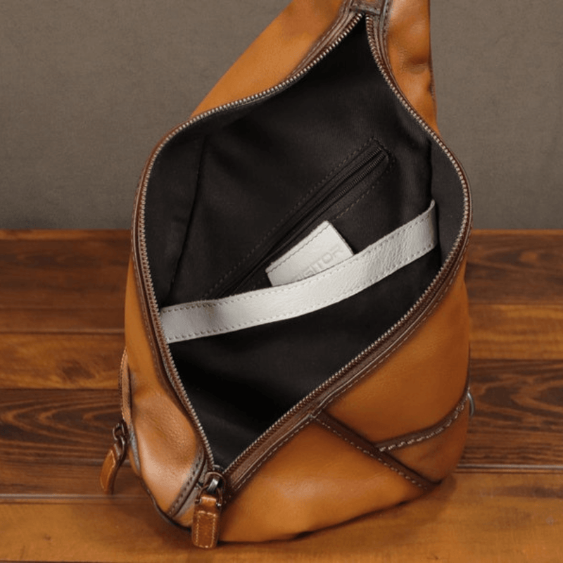 Sling Backpack Fanny Pack - Leather Shop Factory