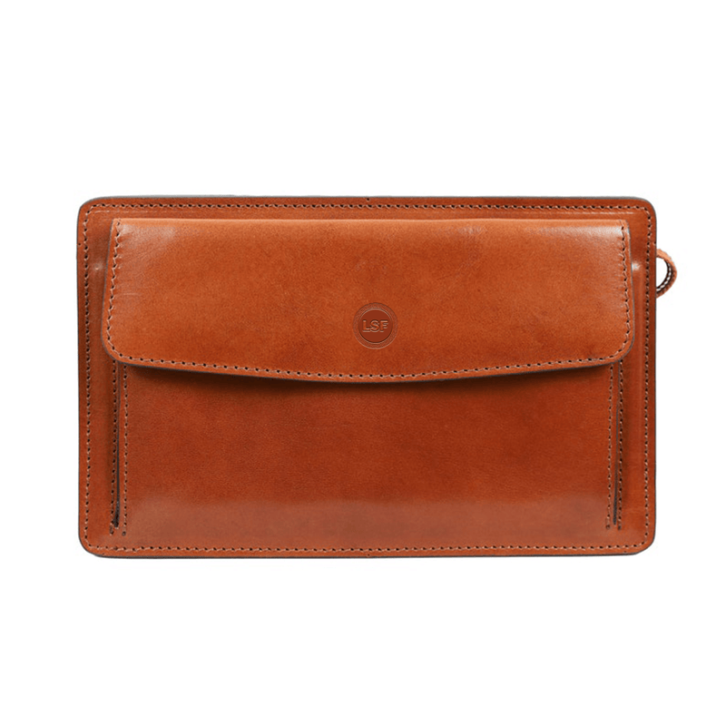Classic And Smart Design Leather Clutch - Leather Shop Factory
