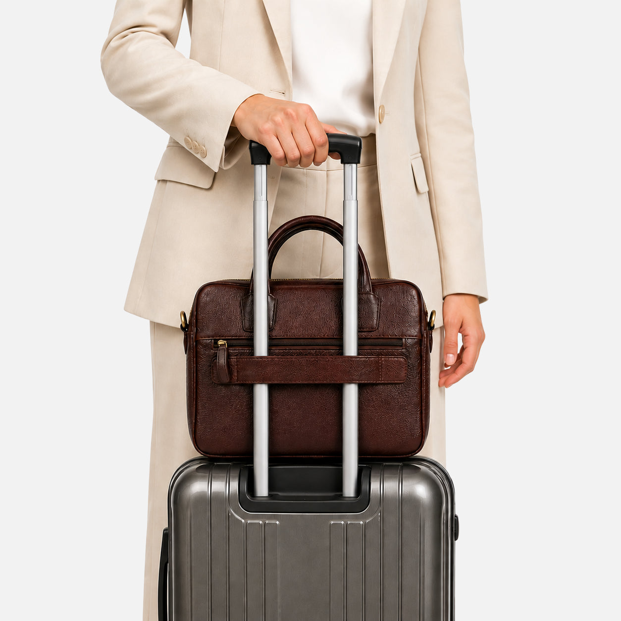 Mac Vault LAPTOP BAG — BROWN