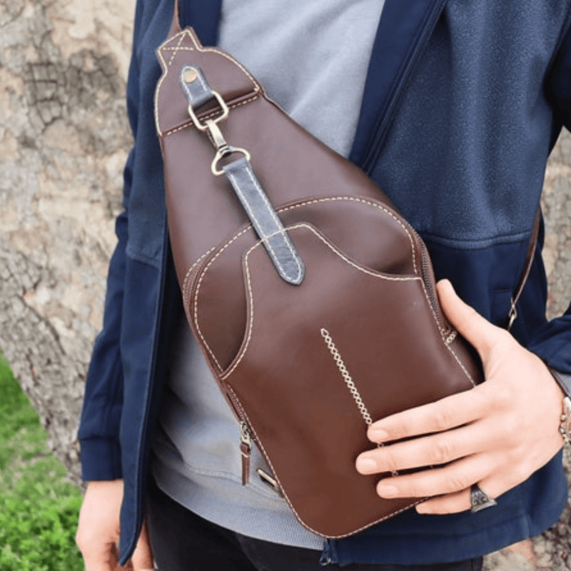 PDF Pattern leather Sling Bag-Sling bag leather pattern - Leather Shop Factory