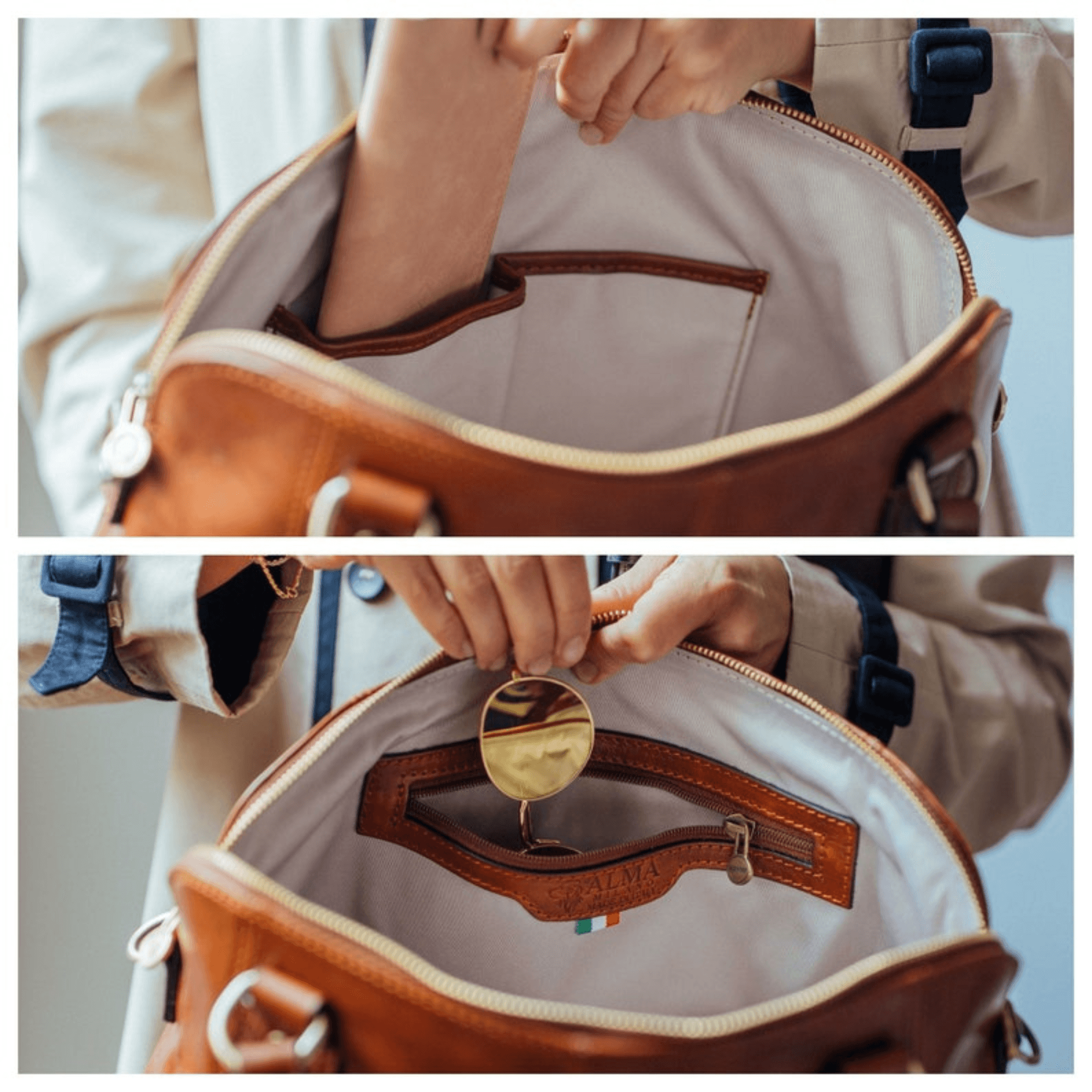 Nava Leather Bag - Leather Shop Factory