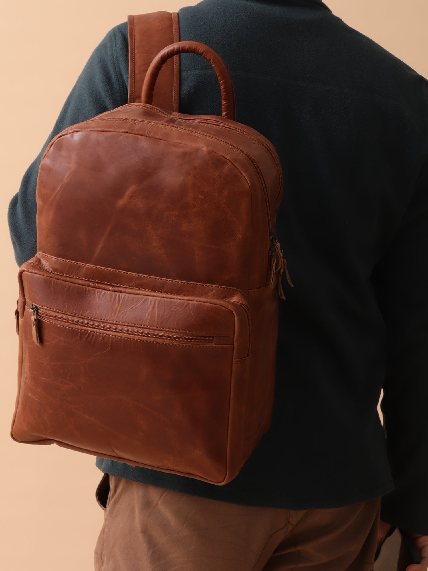 The Modern Professional Leather Backpack