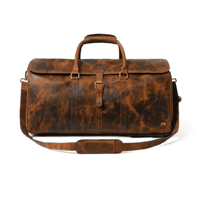 Indian Odyssey Rolling Leather Duffle - Leather Shop Factory