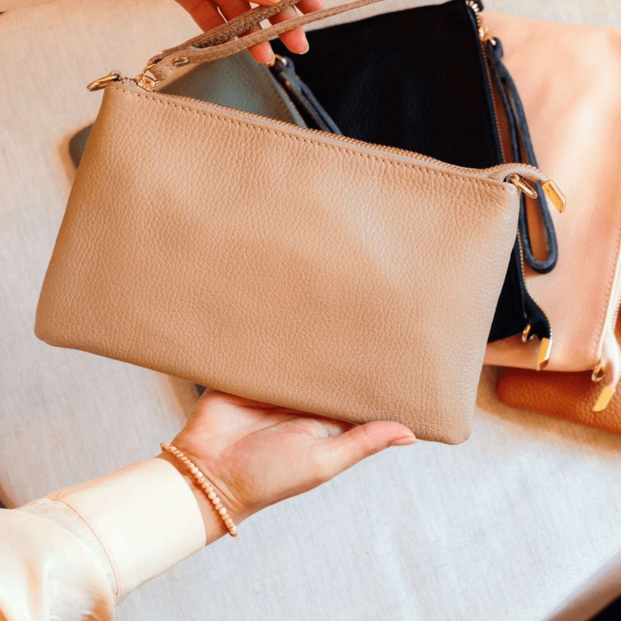 Versatile Elegance Mini Clutch - Leather Shop Factory