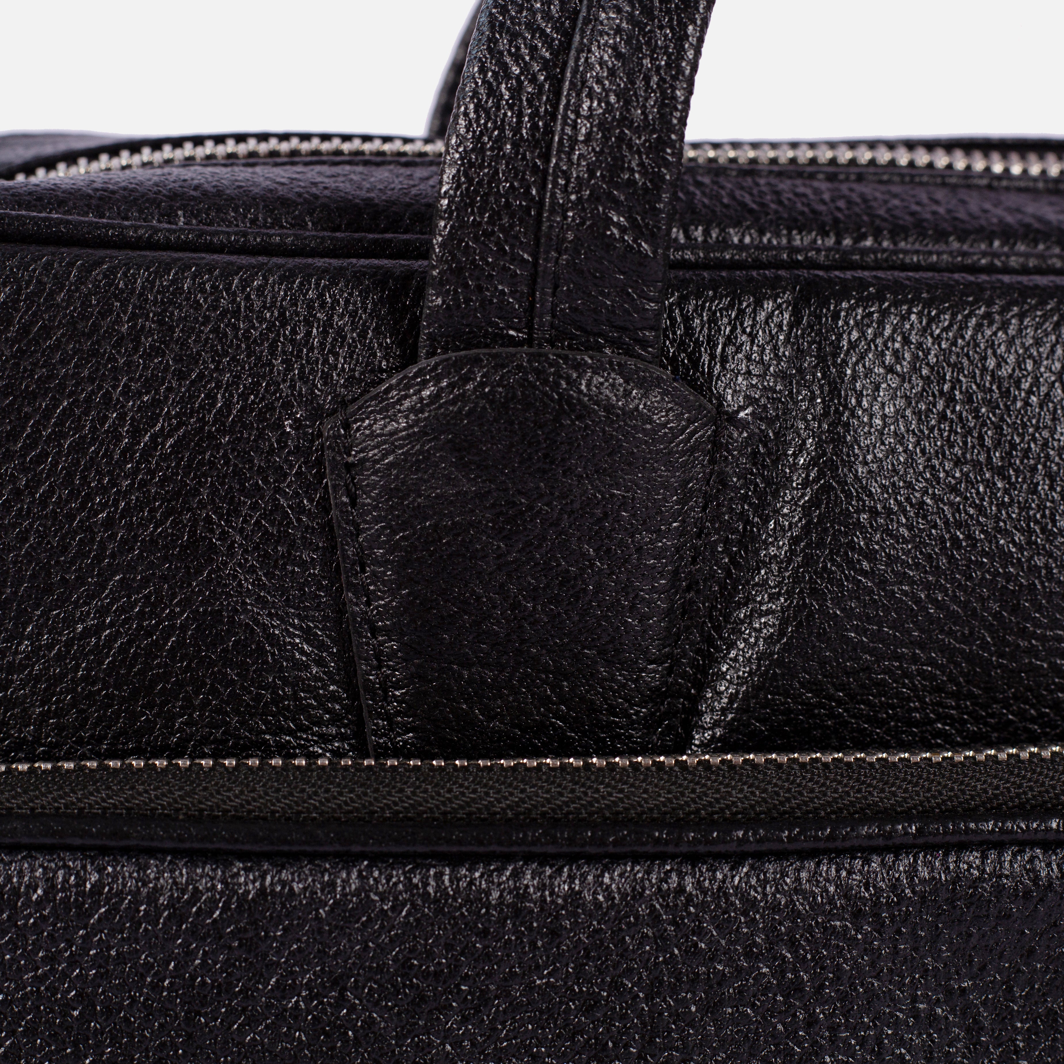CADEN LAPTOP BAG — BLACK
