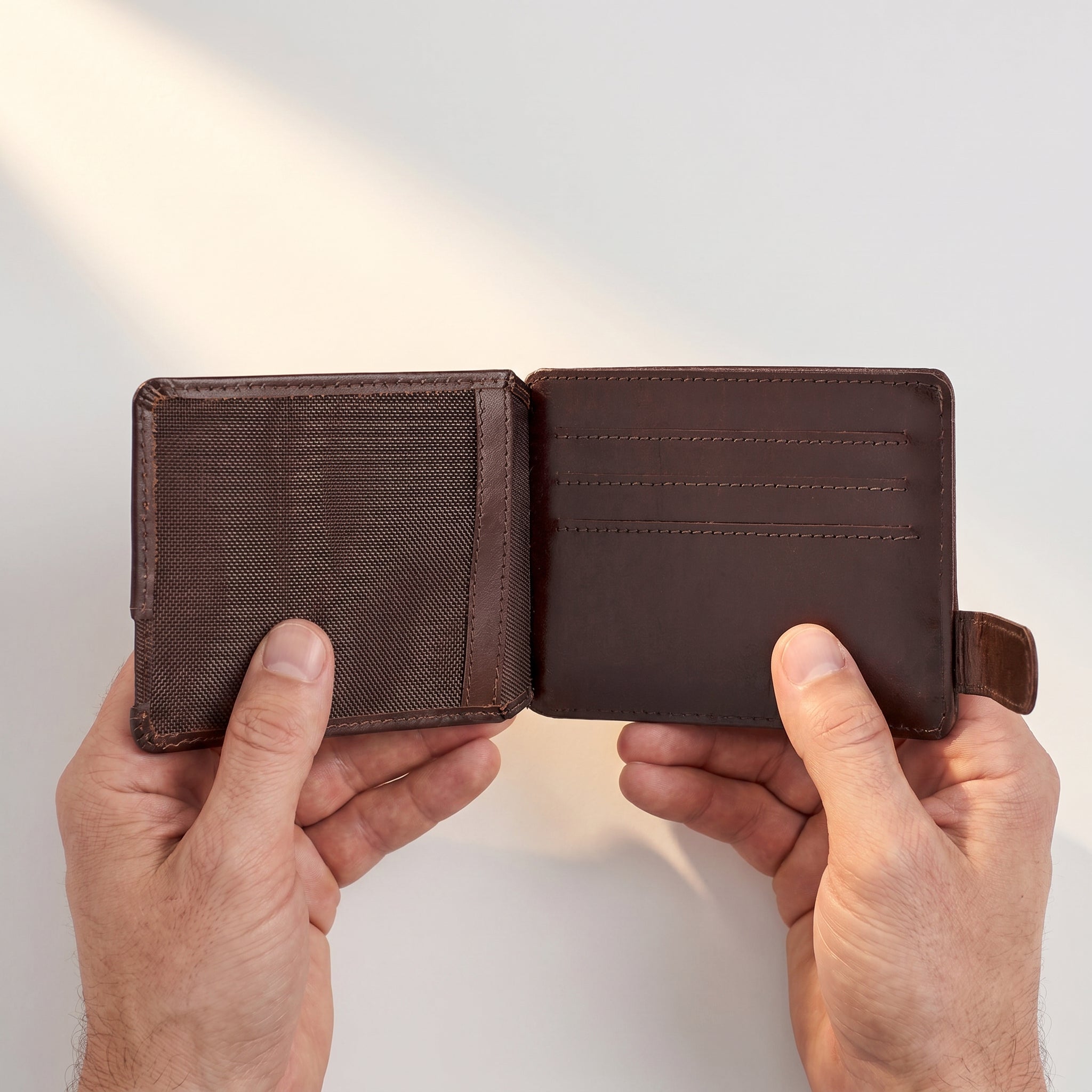 CALLOW WALLET — DARK BROWN