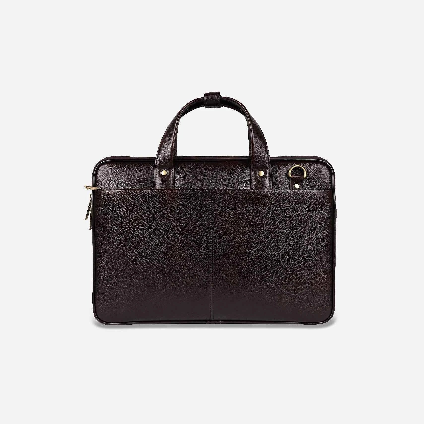 CORVUS LAPTOP BAG — BROWN