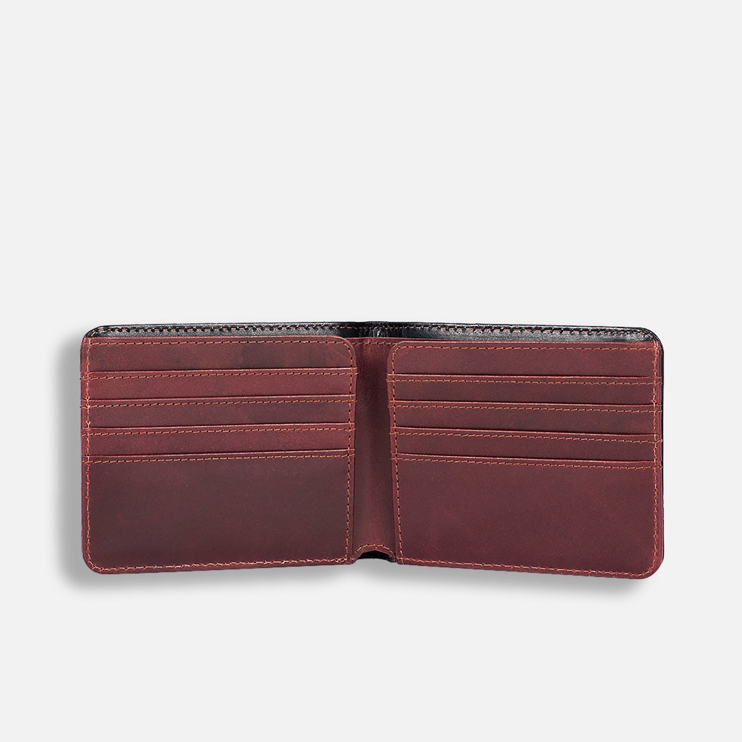 DREY WALLET — BLACK / CHERRY