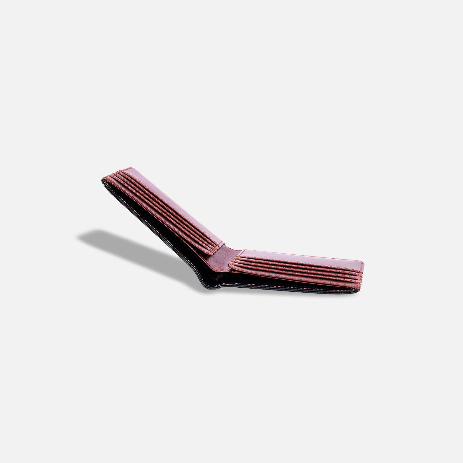 DREY WALLET — BLACK / CHERRY