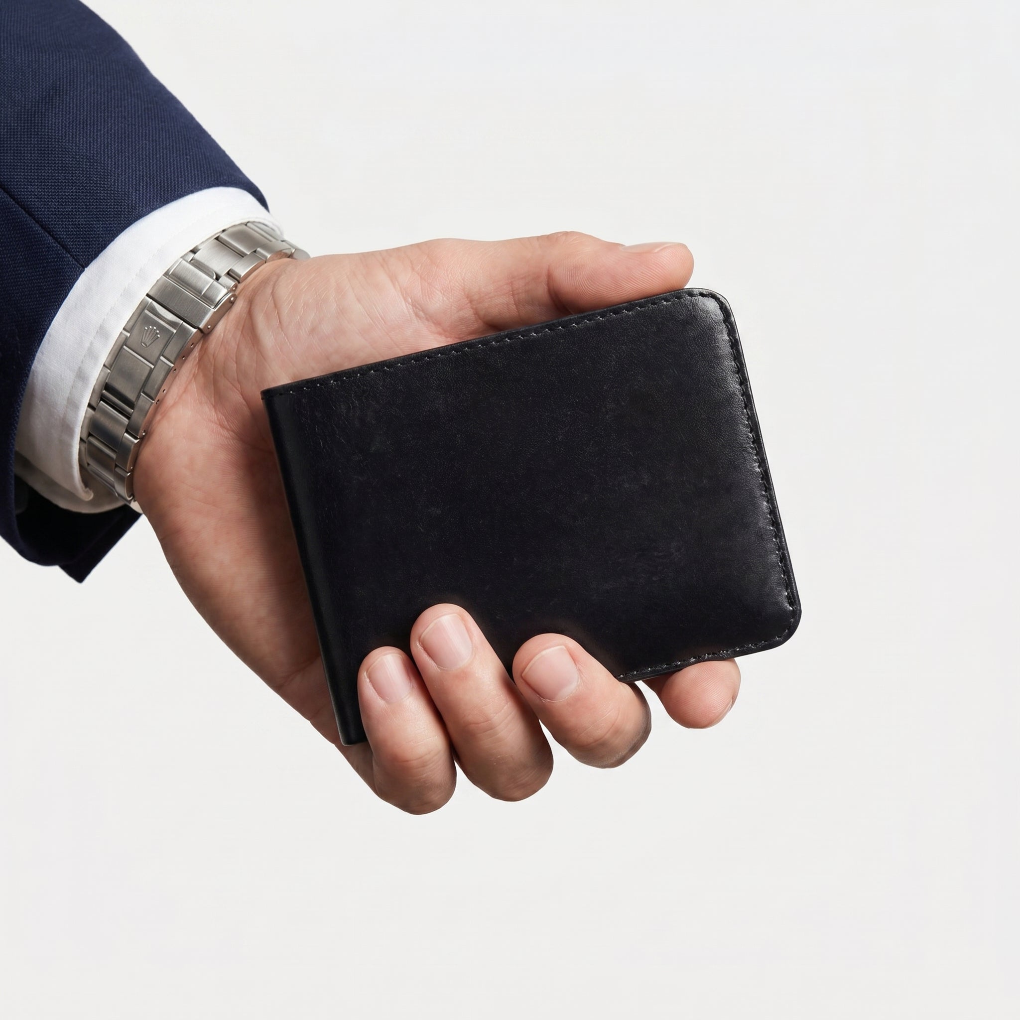 DREY WALLET — BLACK / CHERRY
