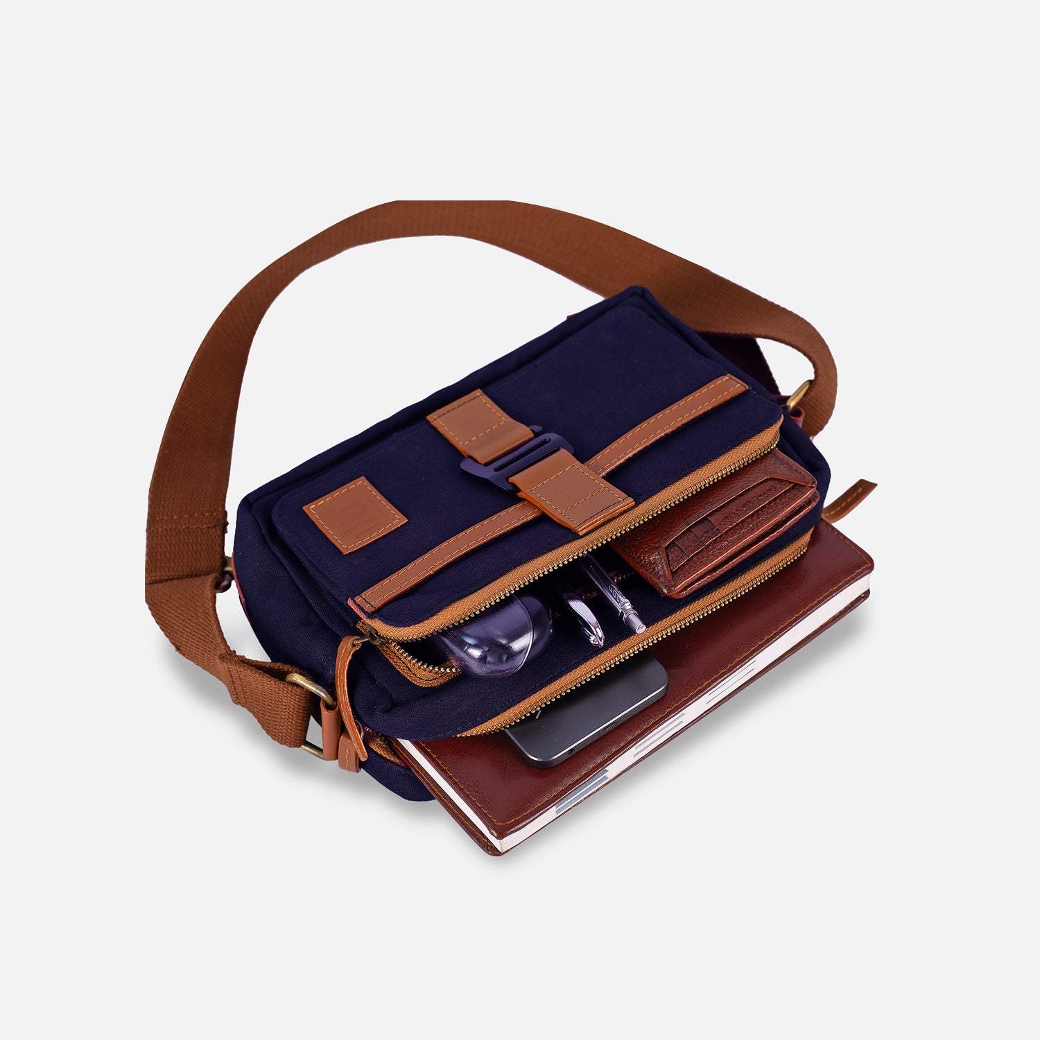 FLINT SLING BAG — NAVY