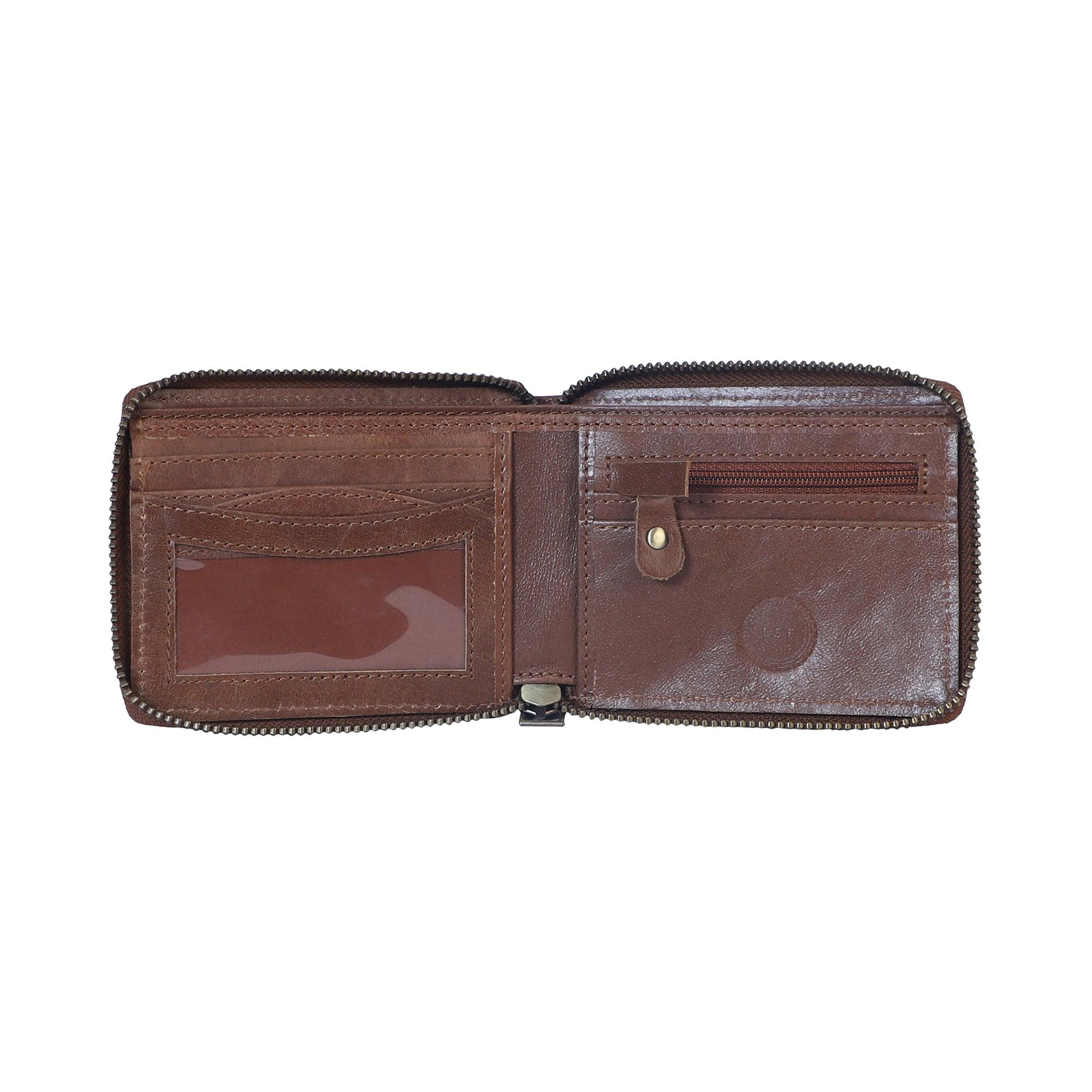 Elegant Indian Leather Wallet - Leather Shop Factory