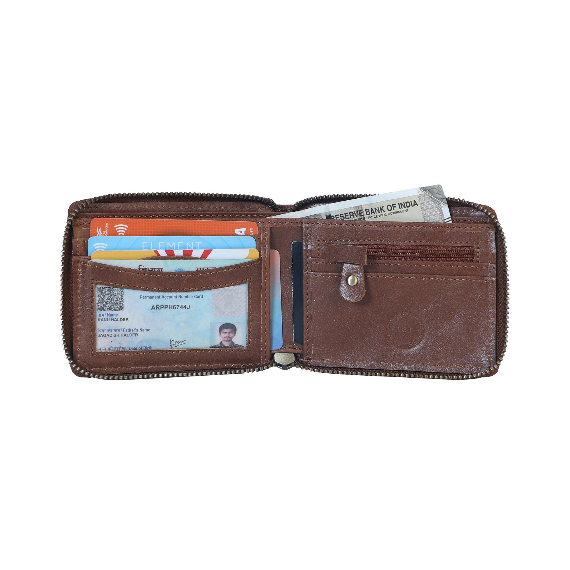 Elegant Indian Leather Wallet - Leather Shop Factory