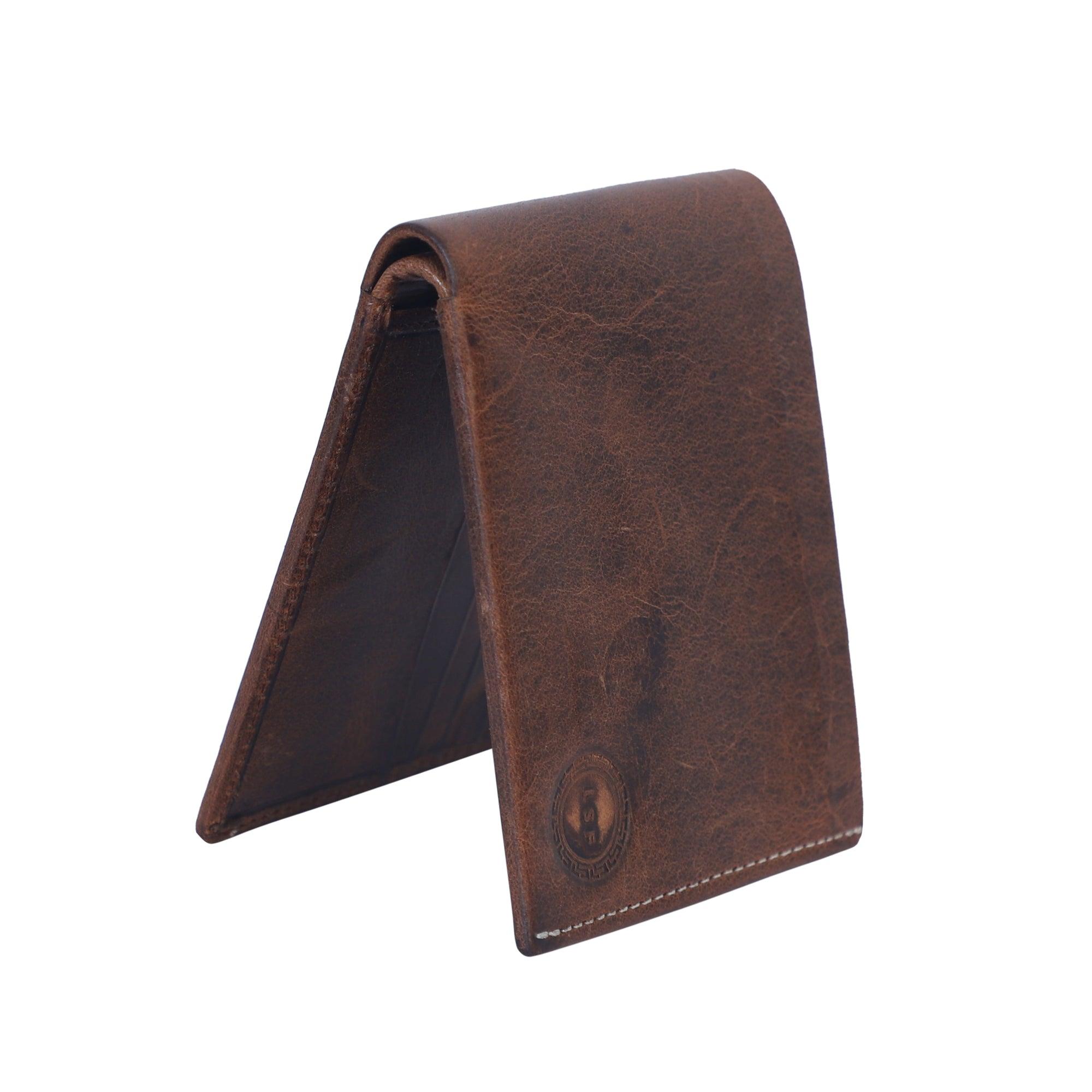 Modern Artisan Handcrafted Bifold Wallet - Leather Shop Factory