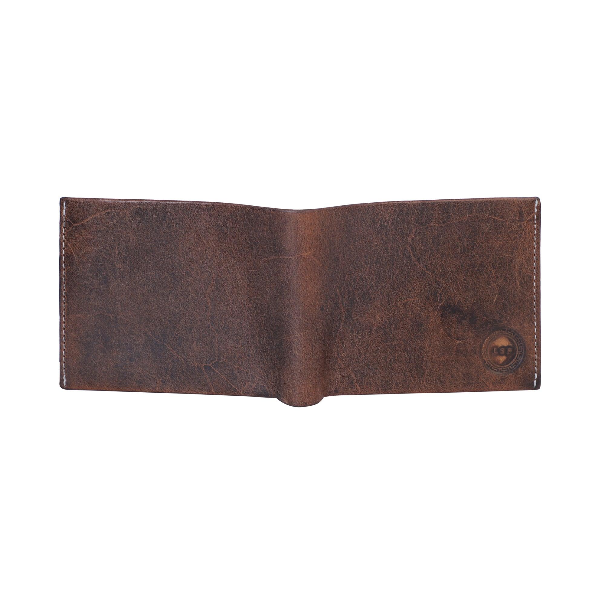 Modern Artisan Handcrafted Bifold Wallet - Leather Shop Factory