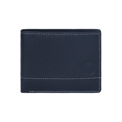 Modern Handcrafted Azure Elegance Wallet - Leather Shop Factory