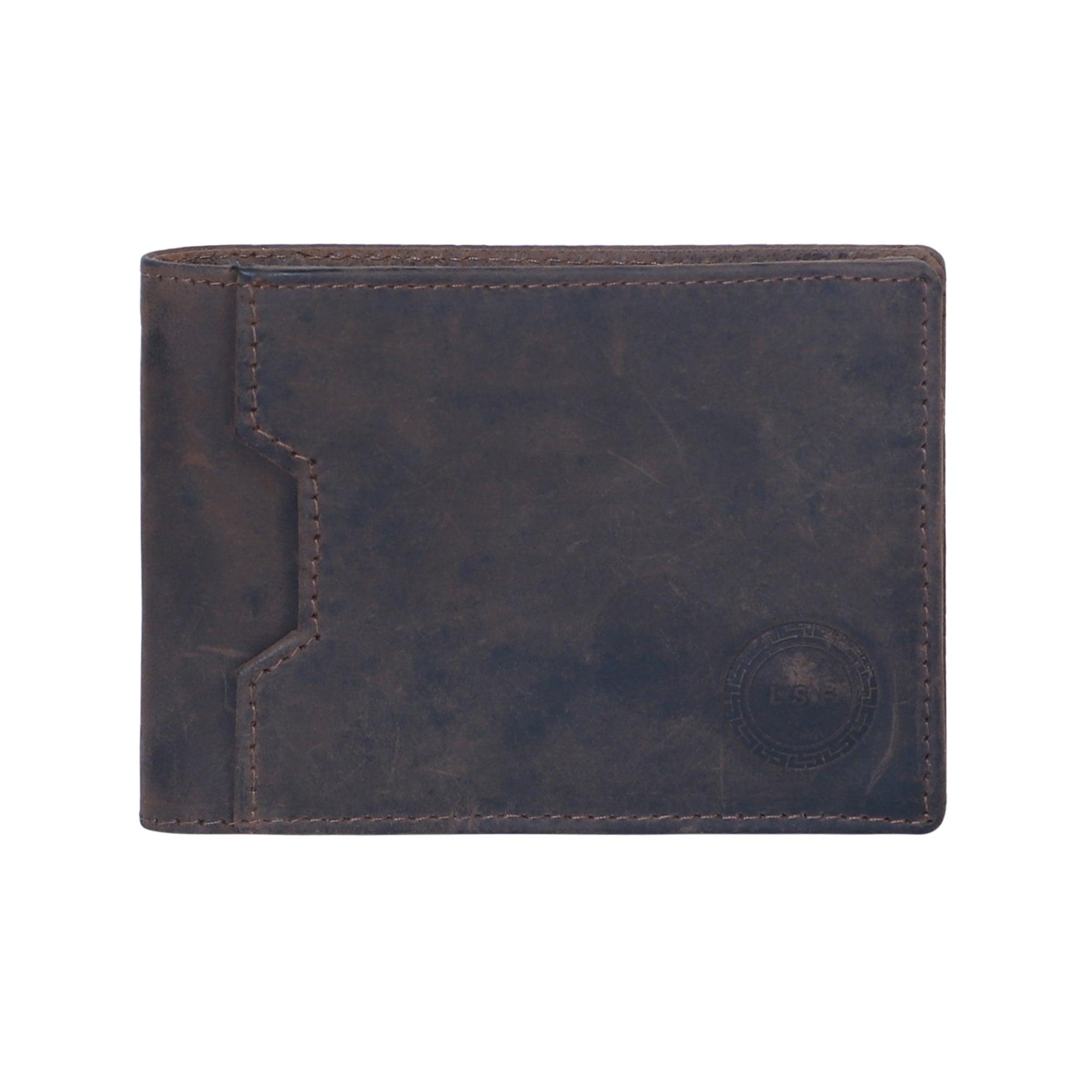 Men Brown Solid Money Clip - Leather Shop Factory