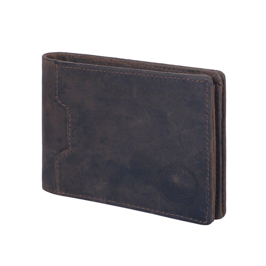 Men Brown Solid Money Clip - Leather Shop Factory