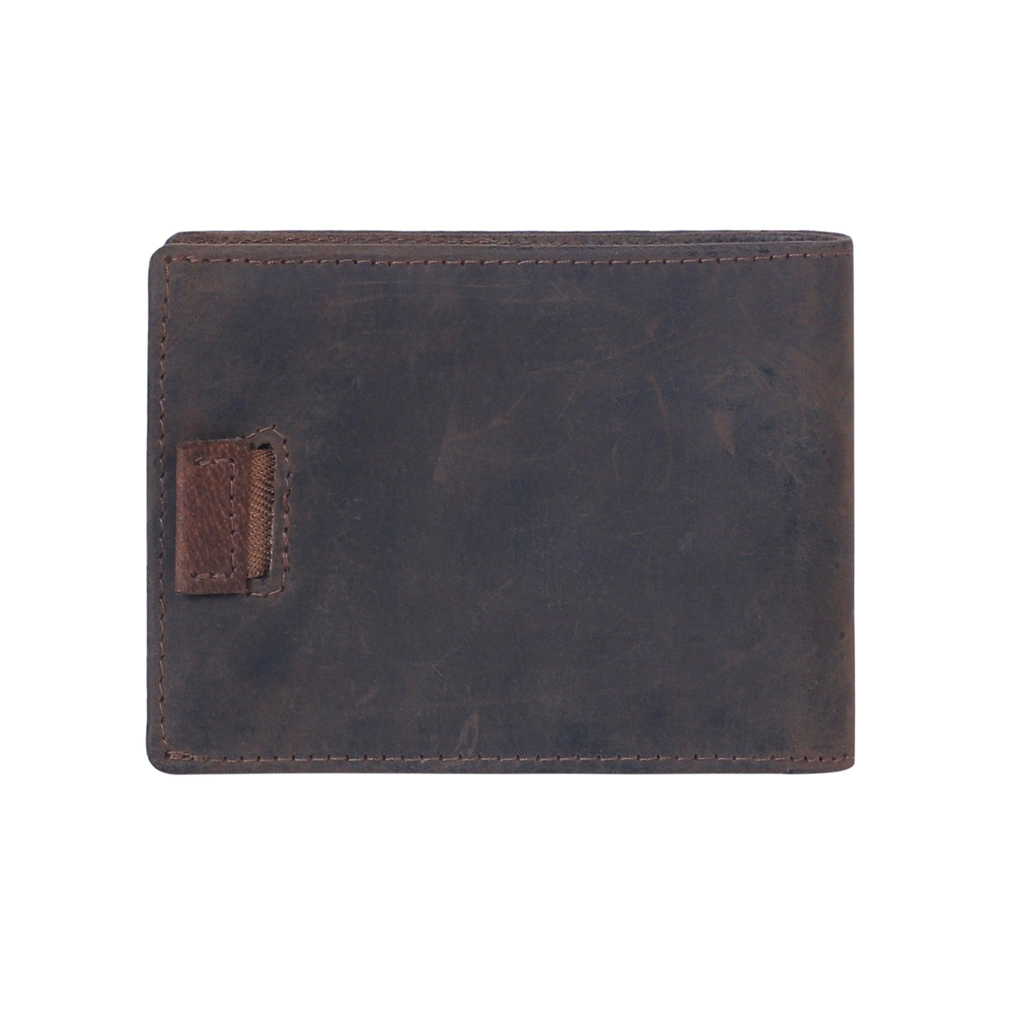 Men Brown Solid Money Clip - Leather Shop Factory