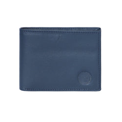 LSF Leather Plain Wallet-BLUE - Leather Shop Factory