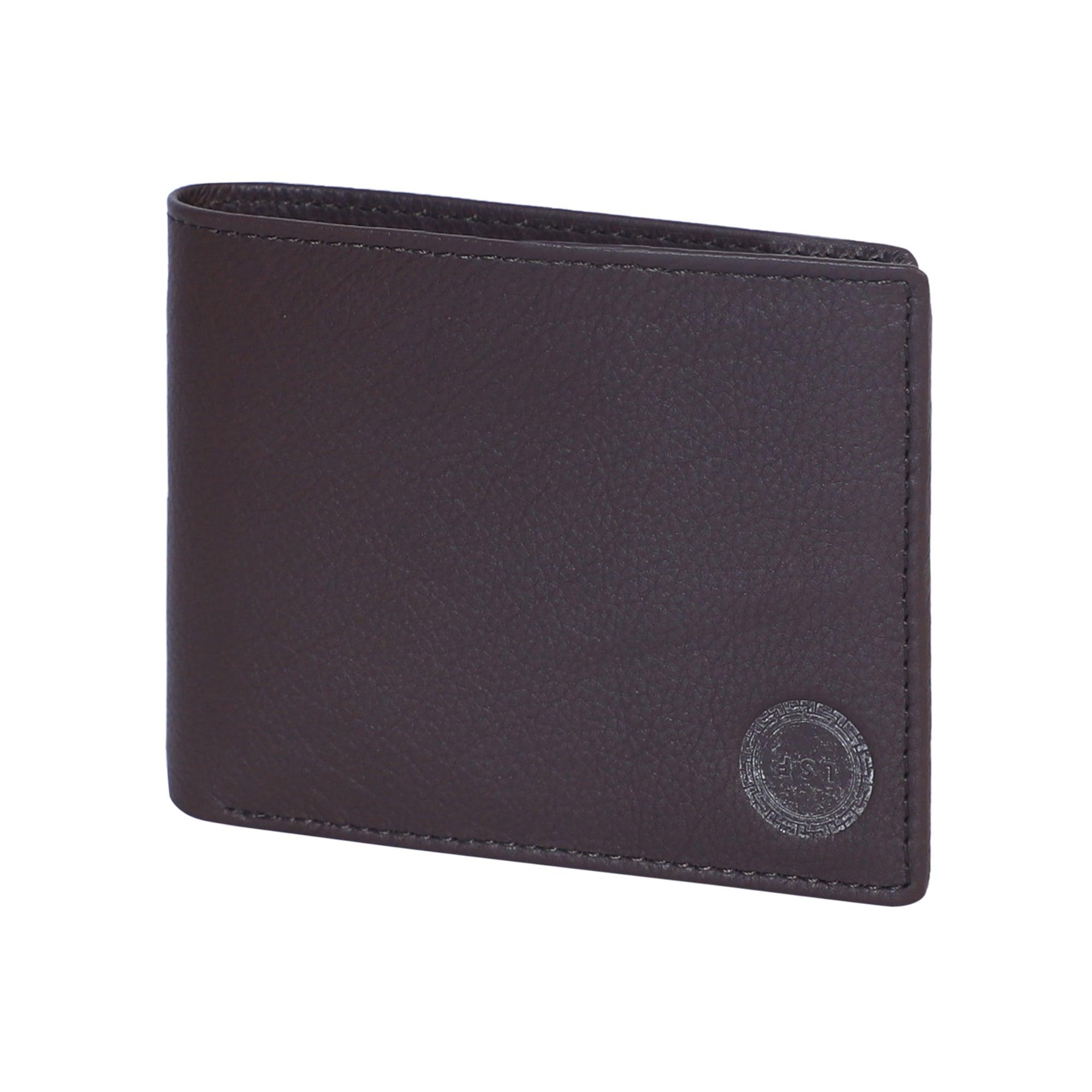 Bifold Nappa Double Flap BRW - Leather Shop Factory