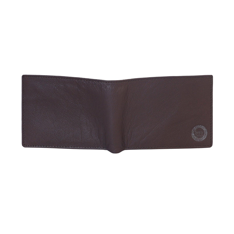 Bifold Nappa Double Flap BRW - Leather Shop Factory