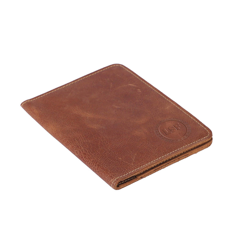 RAWHYD FULL GRAIN LEATHER LONG BIFOLD WALLET - Leather Shop Factory