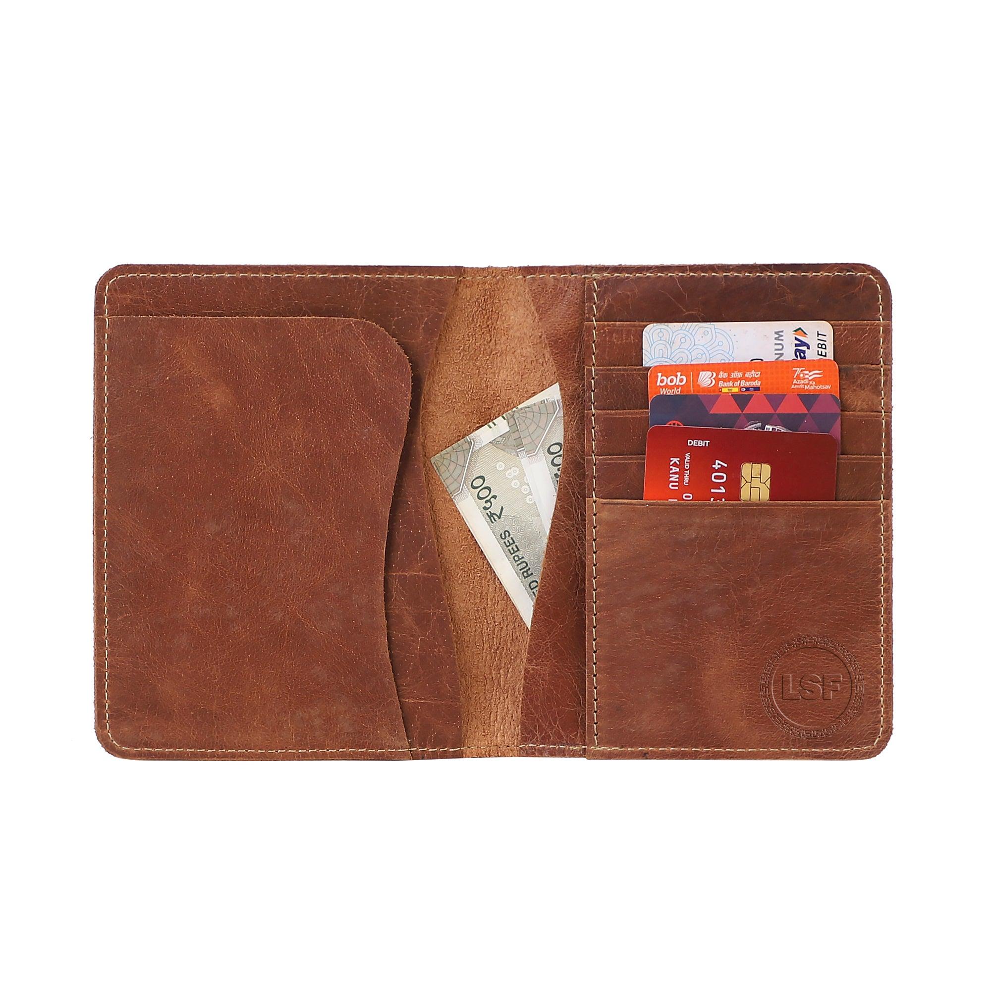 RAWHYD FULL GRAIN LEATHER LONG BIFOLD WALLET - Leather Shop Factory