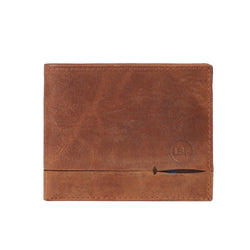 Party Brown Genuine Leather Wallet - Leather Shop Factory