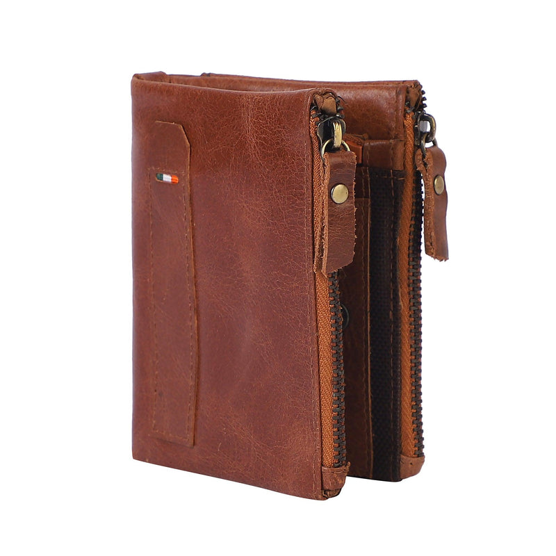 Elegant Layered Leather Wallet for Men - Leather Shop Factory