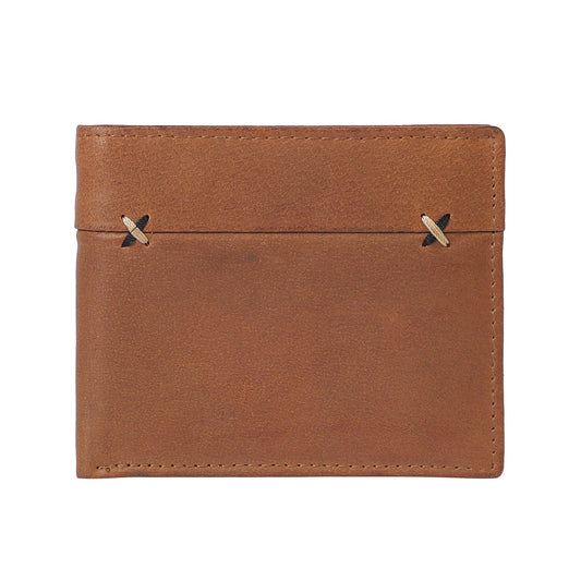 Men Casual Solid Genuine Leather Wallet - Leather Shop Factory