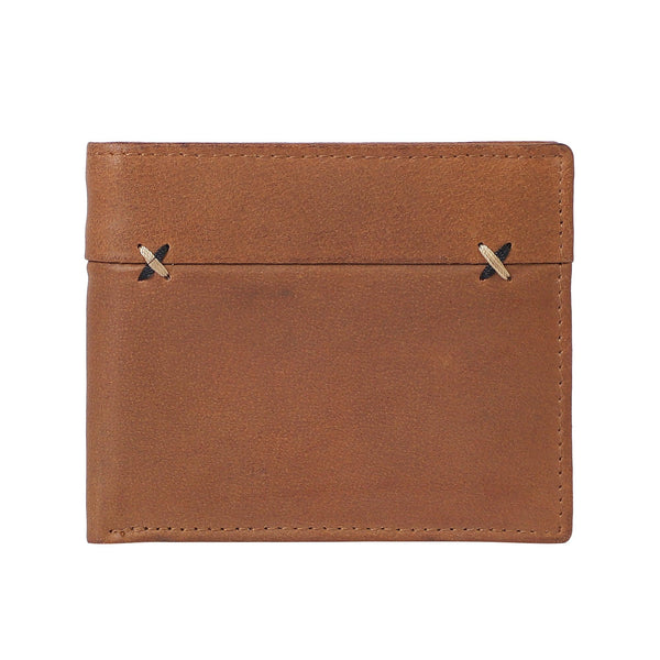 Men Casual Solid Genuine Leather Wallet
