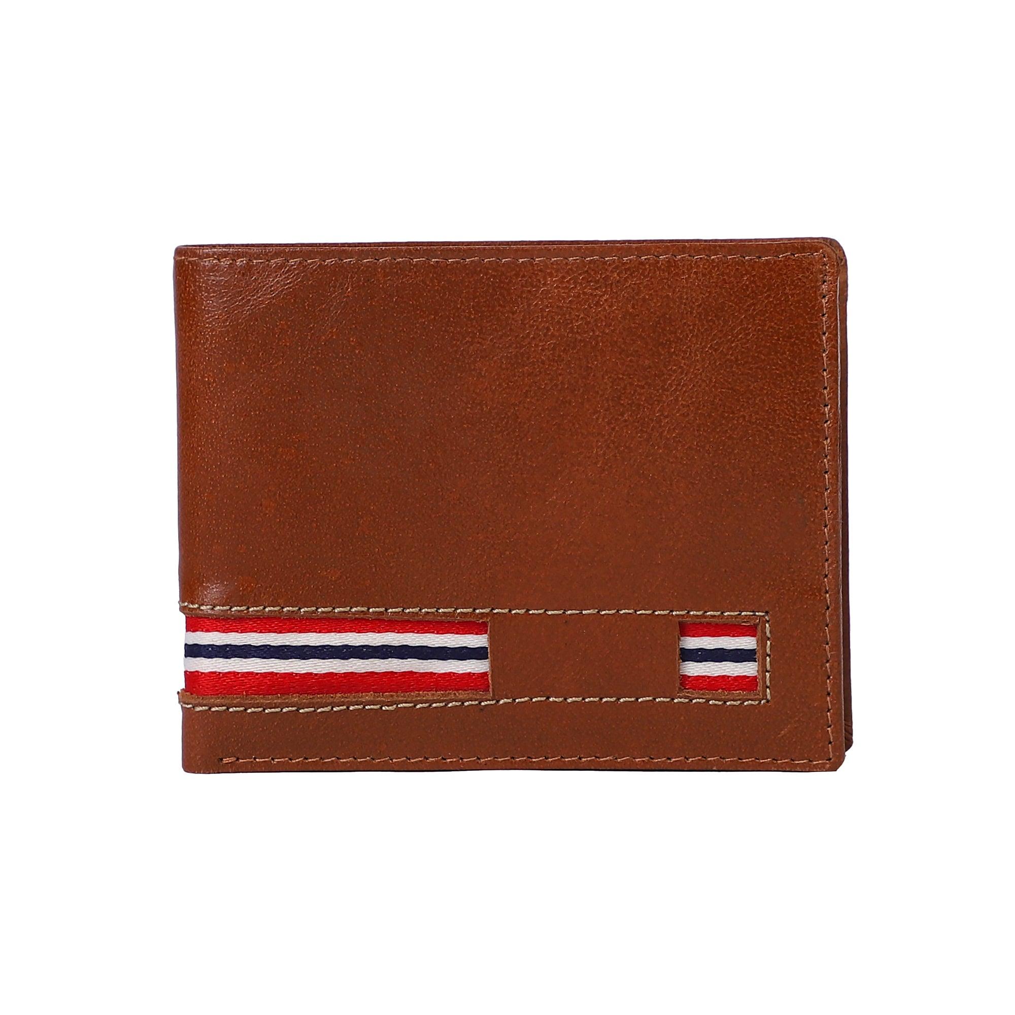 Evergreen Men Brown Rfid Wallet - Leather Shop Factory